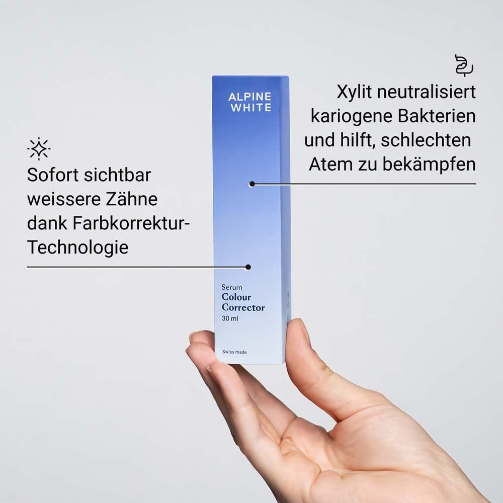 ALPINE WHITE Serum Farbkorrektur für die Zähne