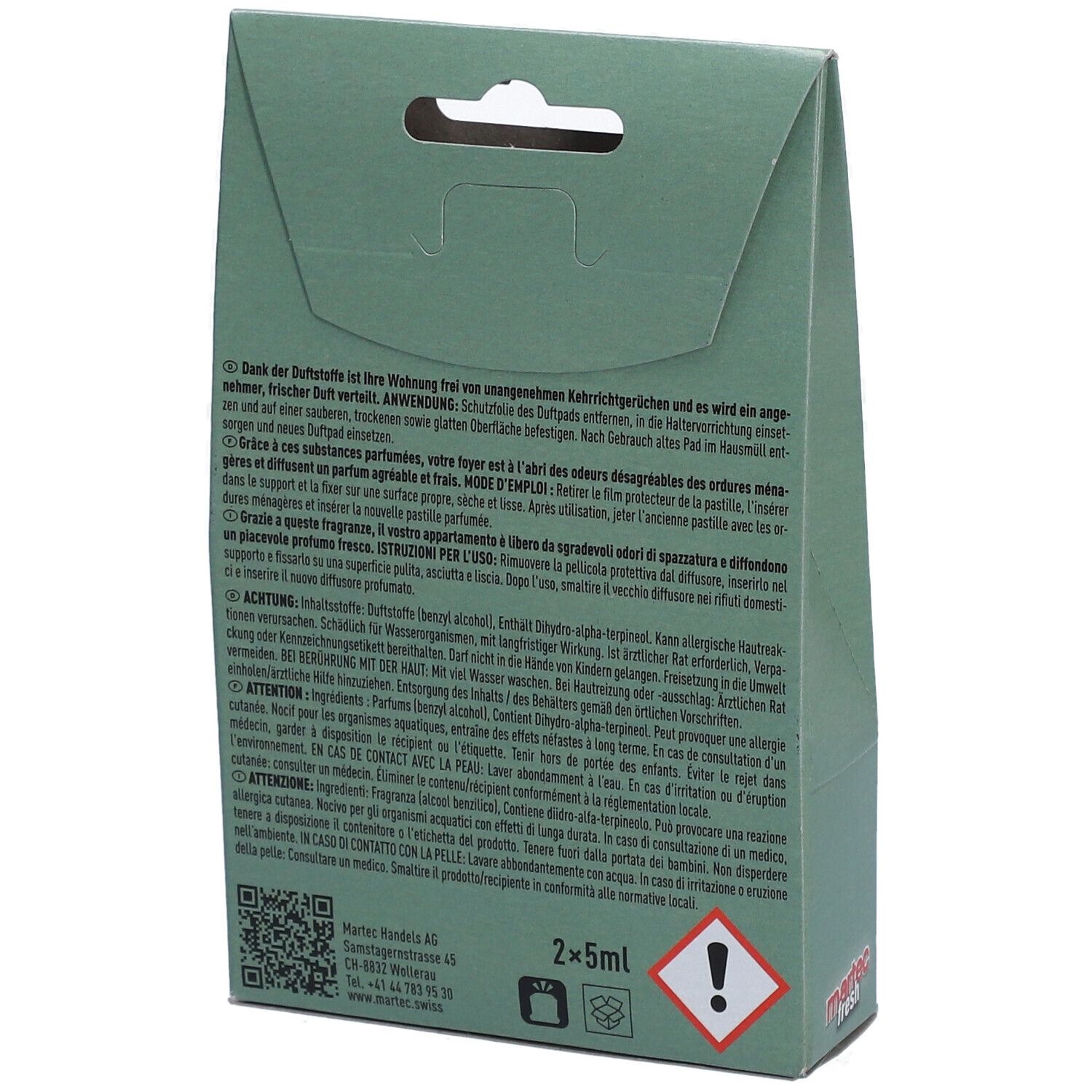 MARTEC Kehricht Geruch Stopp (n) 2 Stk