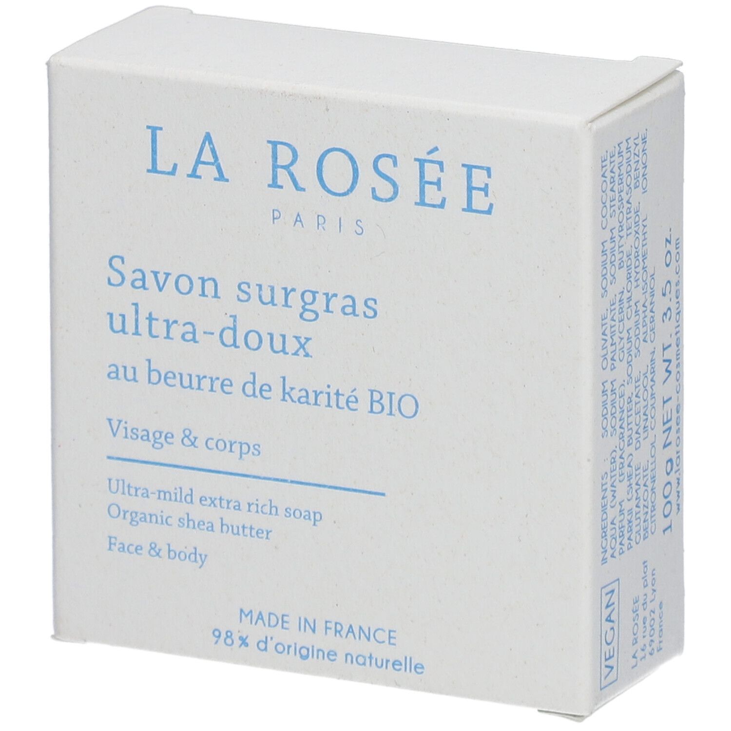 LA ROSÉE Ultra-milde rückfettende Seife