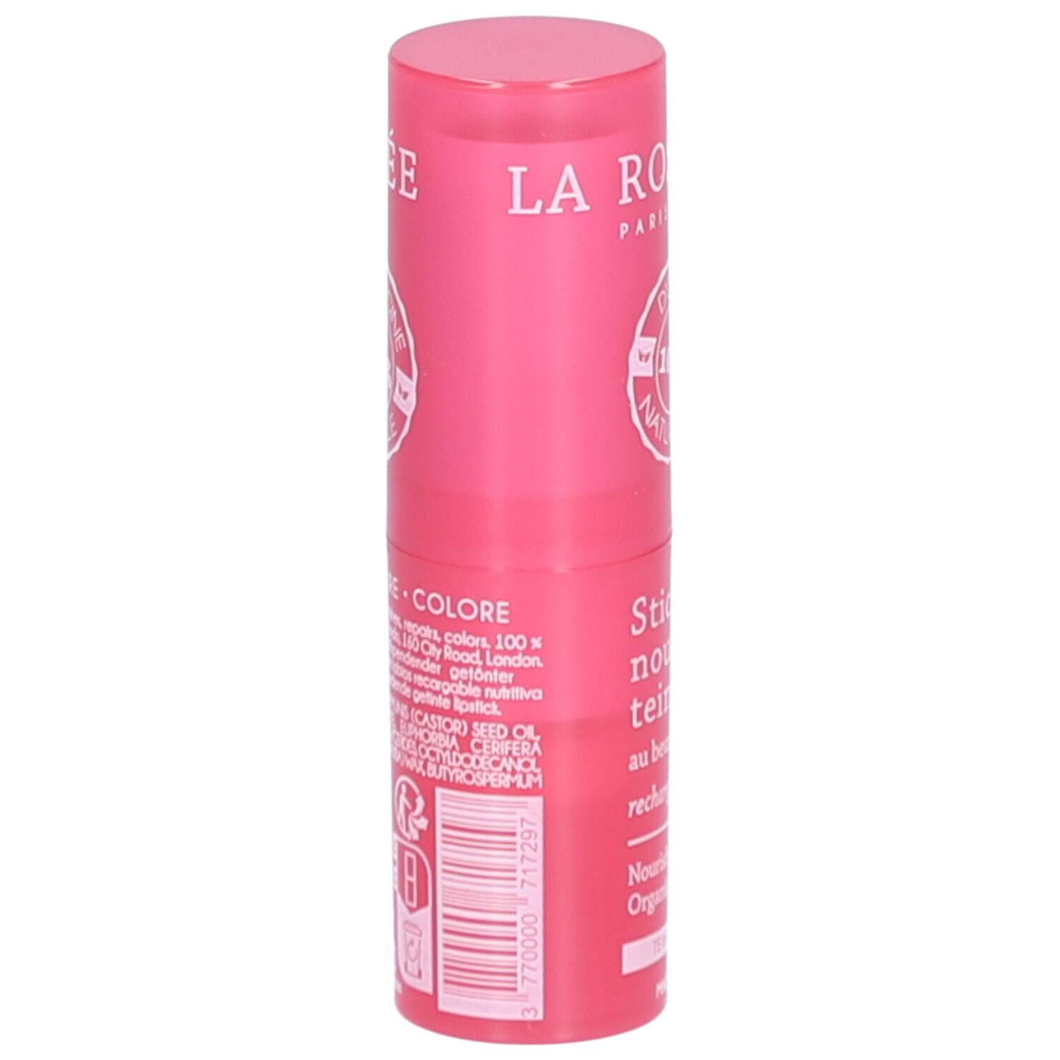 LA ROSÉE Stick lèvres nourrissant teinté rechargeable