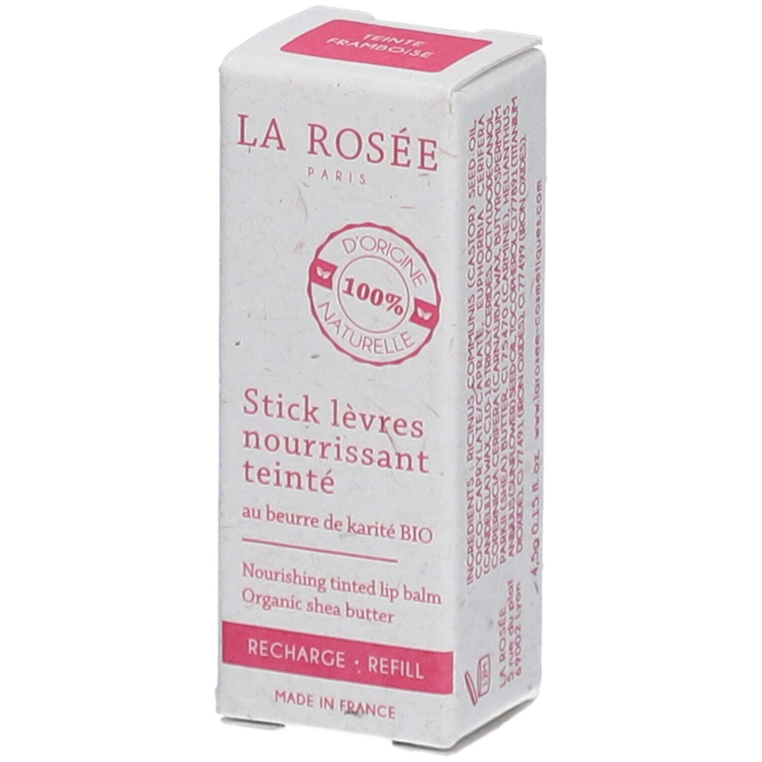 LA ROSÉE Recharge Stick Lèvres Nourrissant Teinté