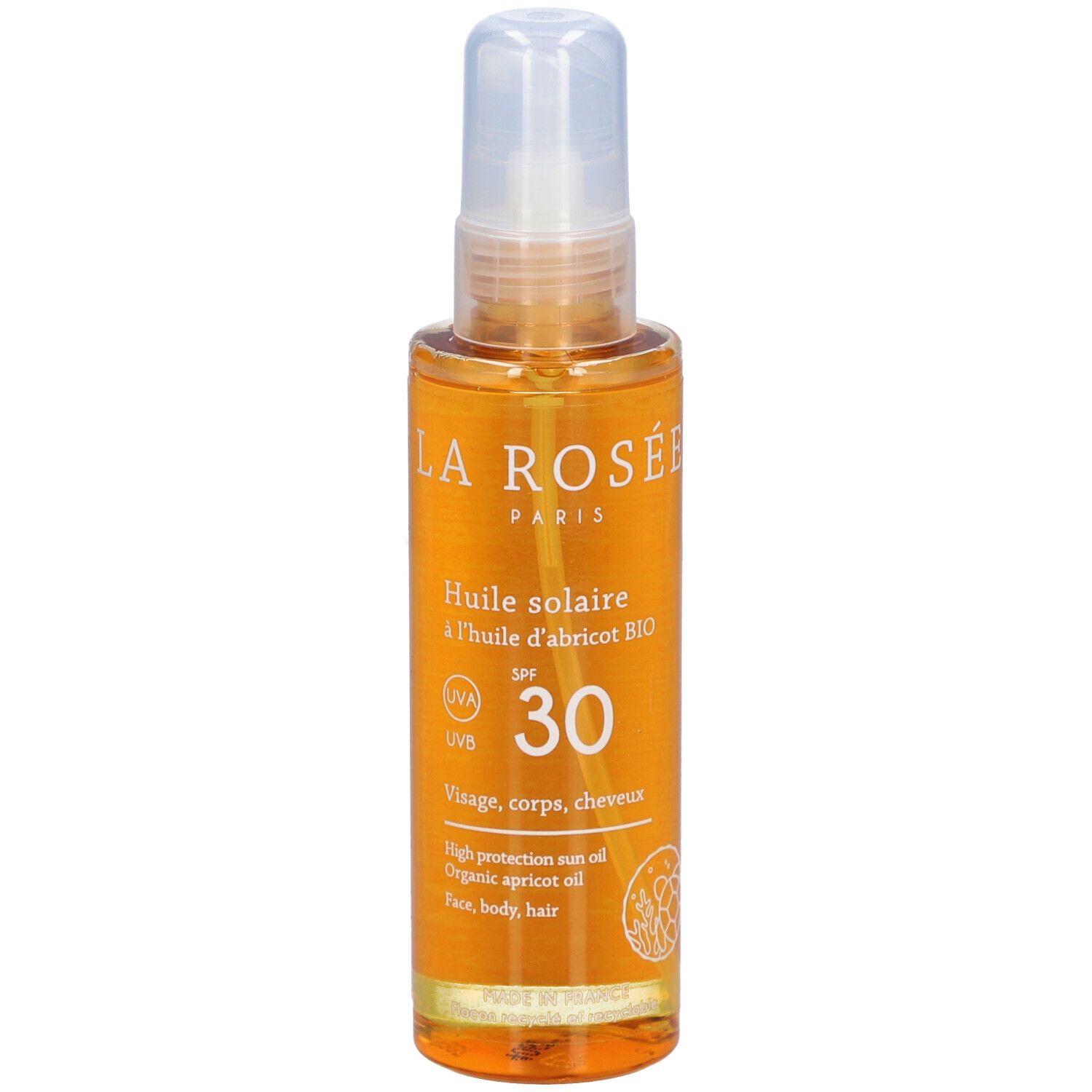 LA ROSÉE Huile solaire SPF 30