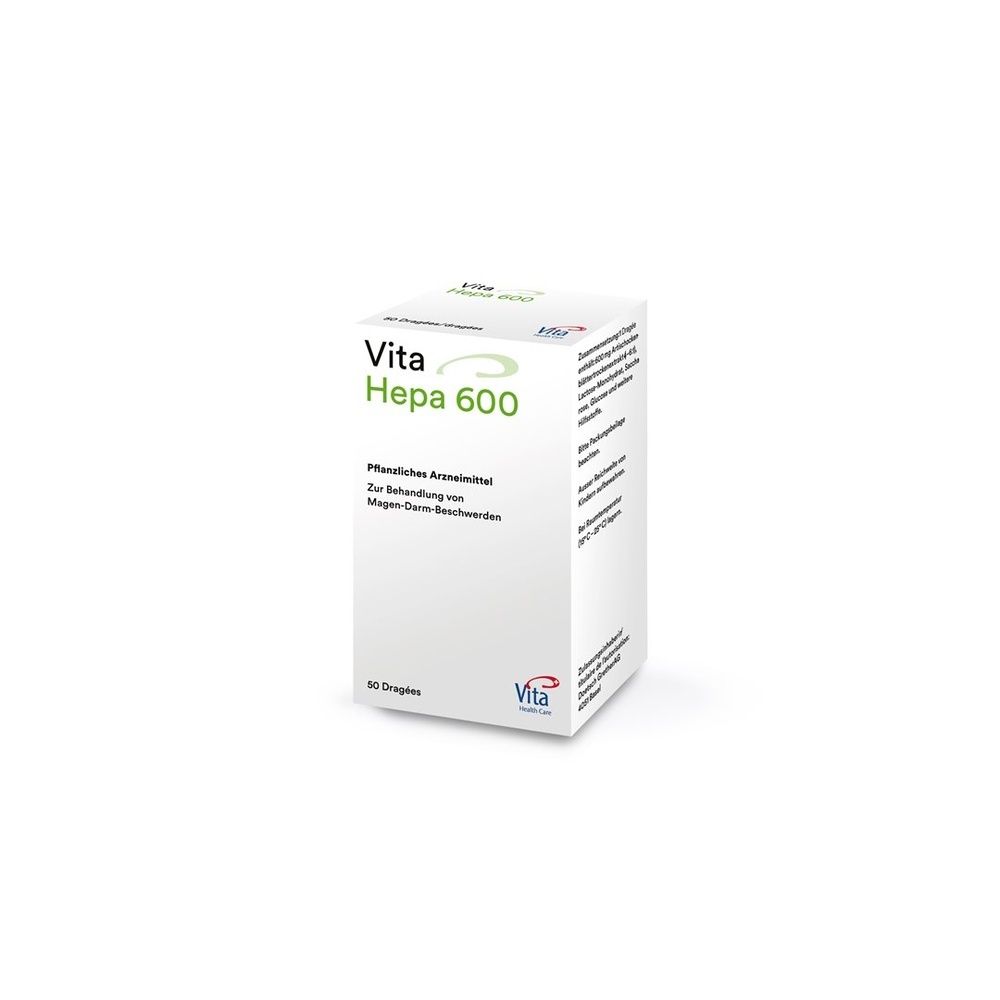 VITA HEPA Drag 600 mg 50 Stk