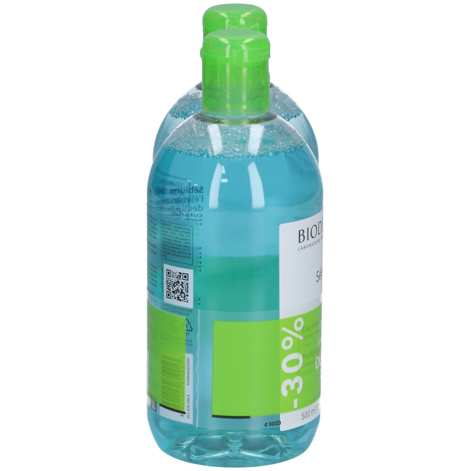 BIODERMA Sébium H2O Mizellenwasser Reinigender Make-up Entferner Duo-Pack