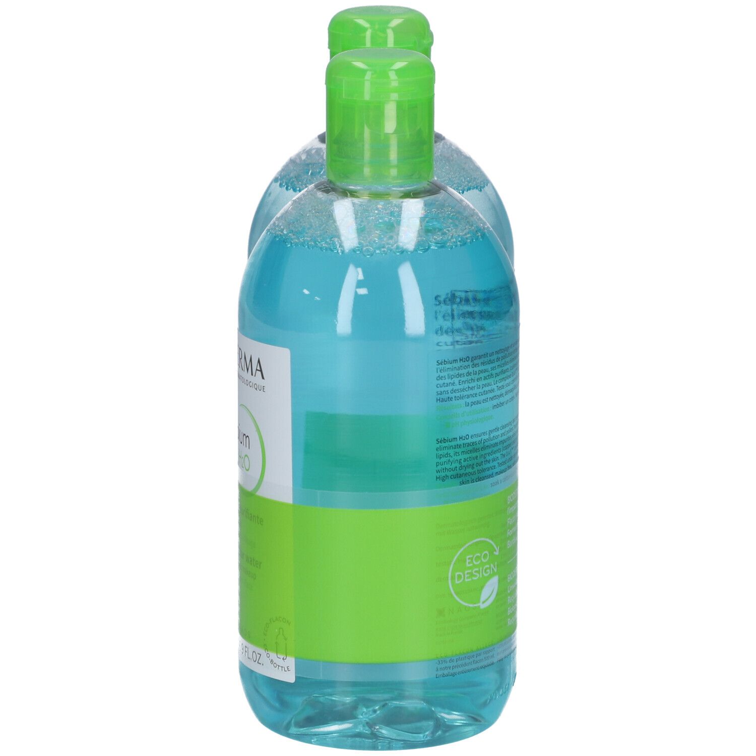 BIODERMA Sébium H2O Mizellenwasser Reinigender Make-up Entferner Duo-Pack