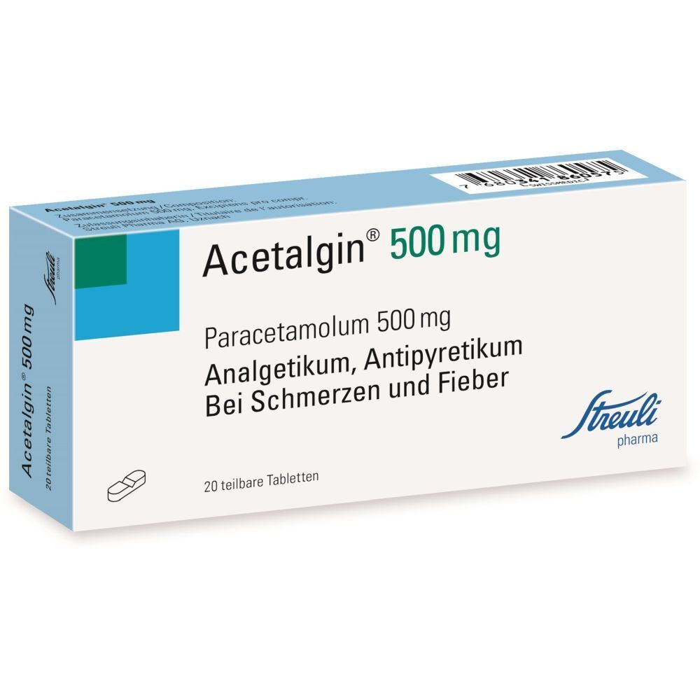 ACETALGIN Tabl 500 mg 20 Stk