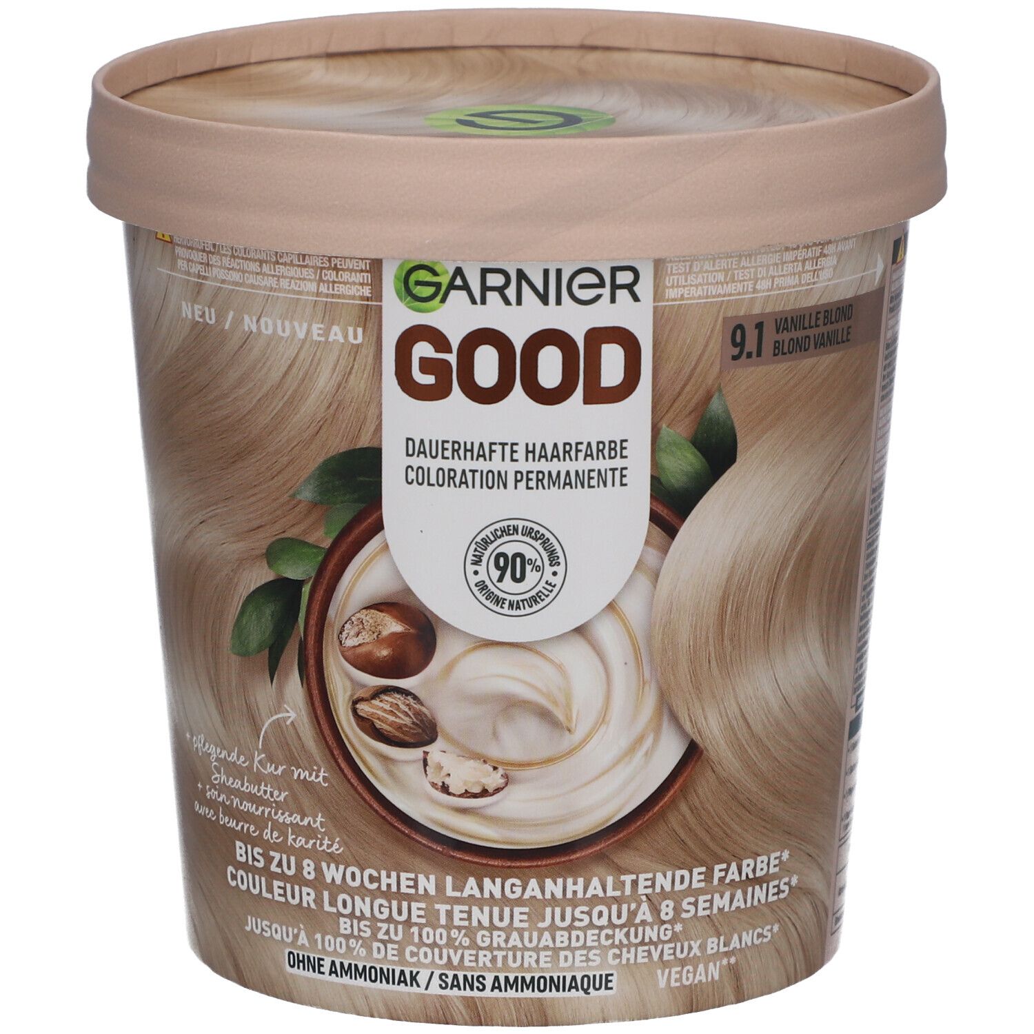 Garnier GOOD Permanent Haarfarbe 9.1 Vanilla Blond