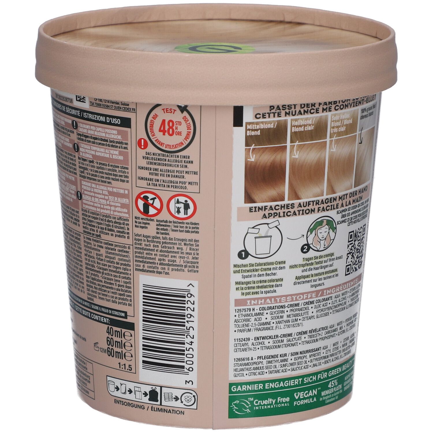 Garnier GOOD Permanent Haarfarbe 9.1 Vanilla Blond