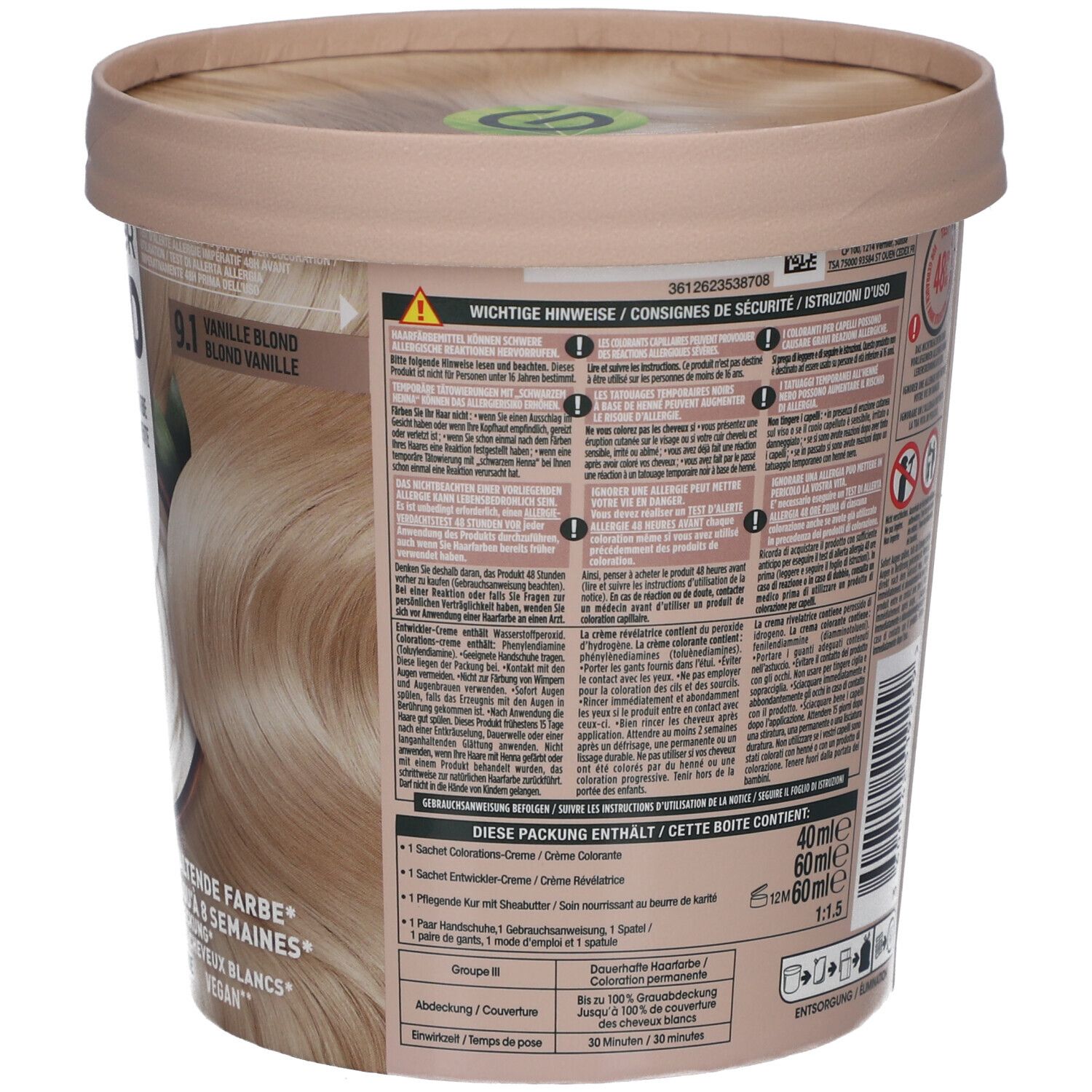 Garnier GOOD Permanent Haarfarbe 9.1 Vanilla Blond