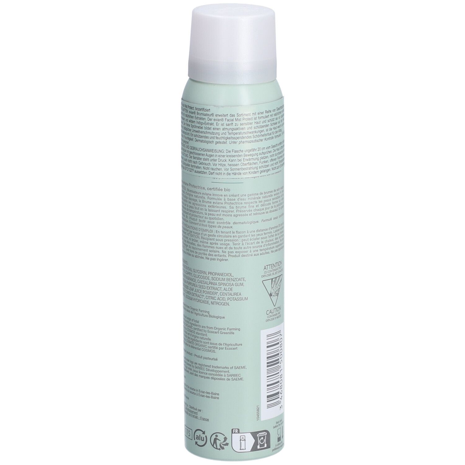 EVIAN facial mist protect Aeros Spr