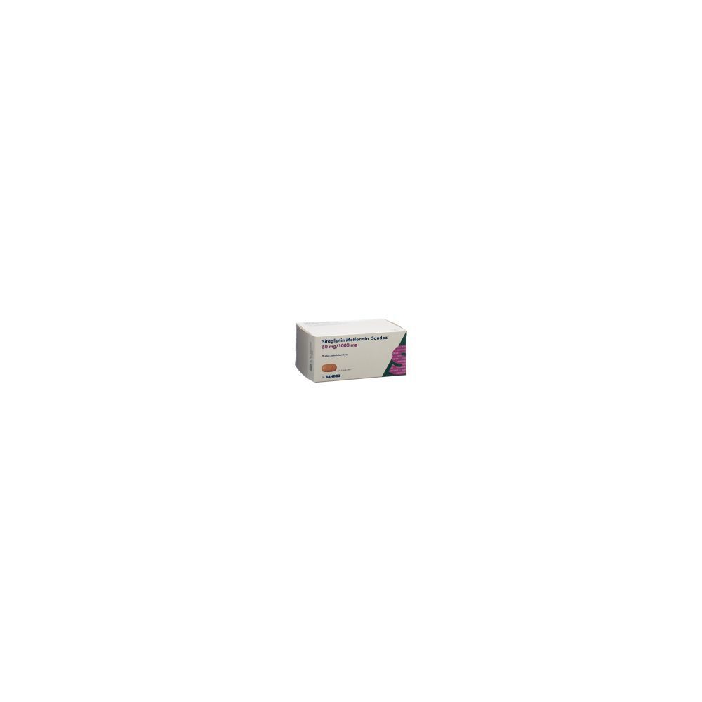 SITAGLIPTIN Metformin Sandoz 50/1000mg 196 Stk
