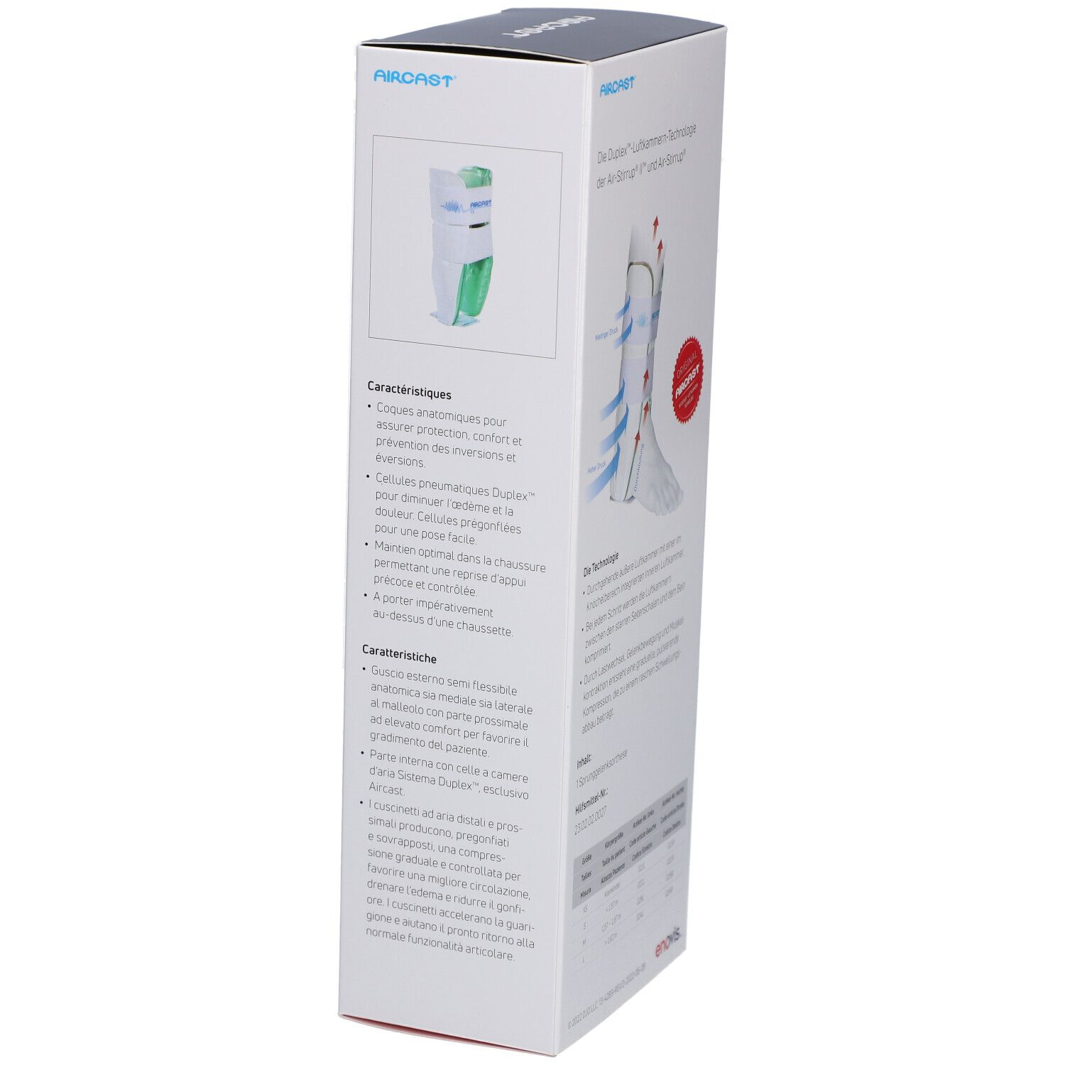 AIRCAST Air-Stirrup Knöchelorthese L Links (Größe 42-46)