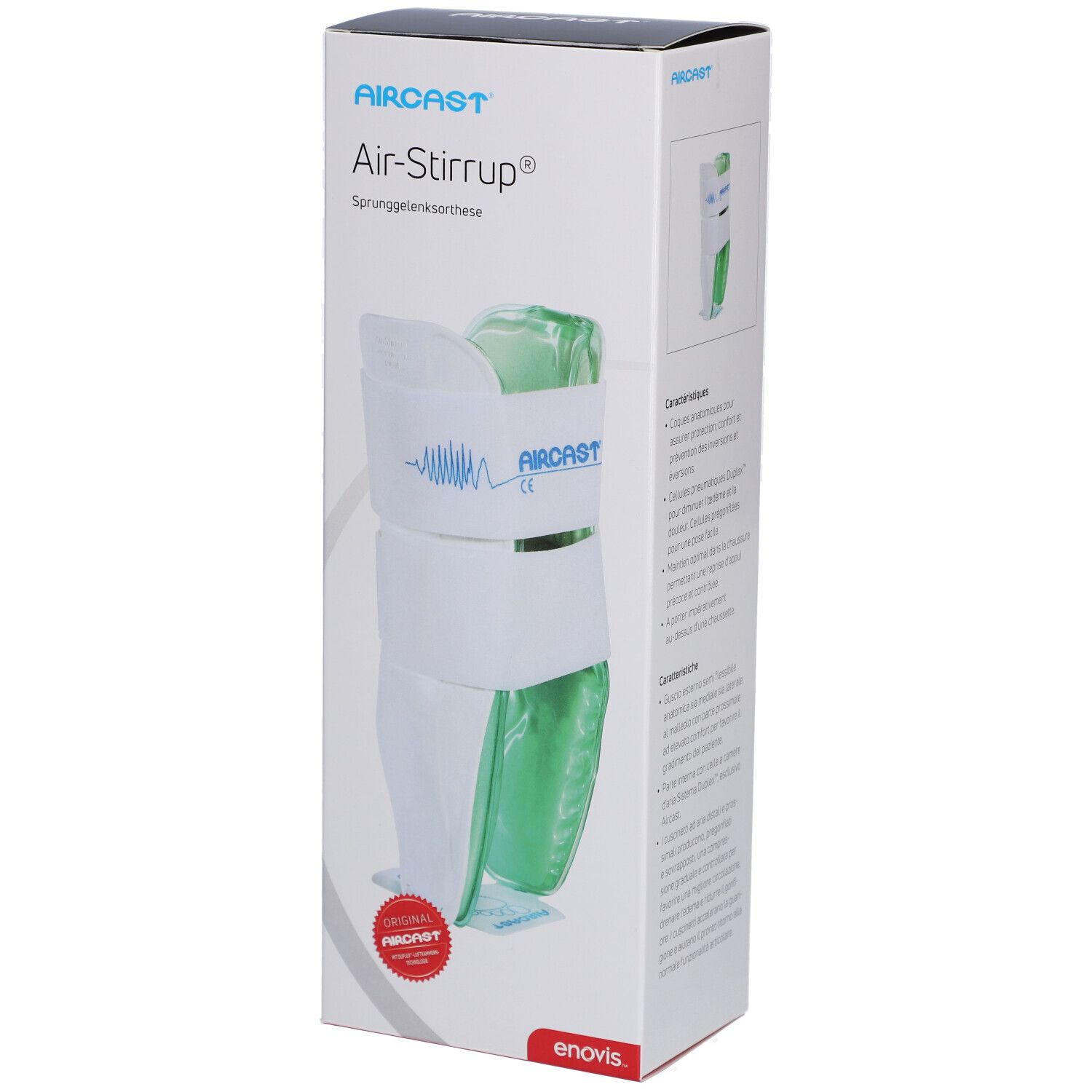AIRCAST Air-Stirrup Orthèse de la cheville L Droite (Pointure 42-46)