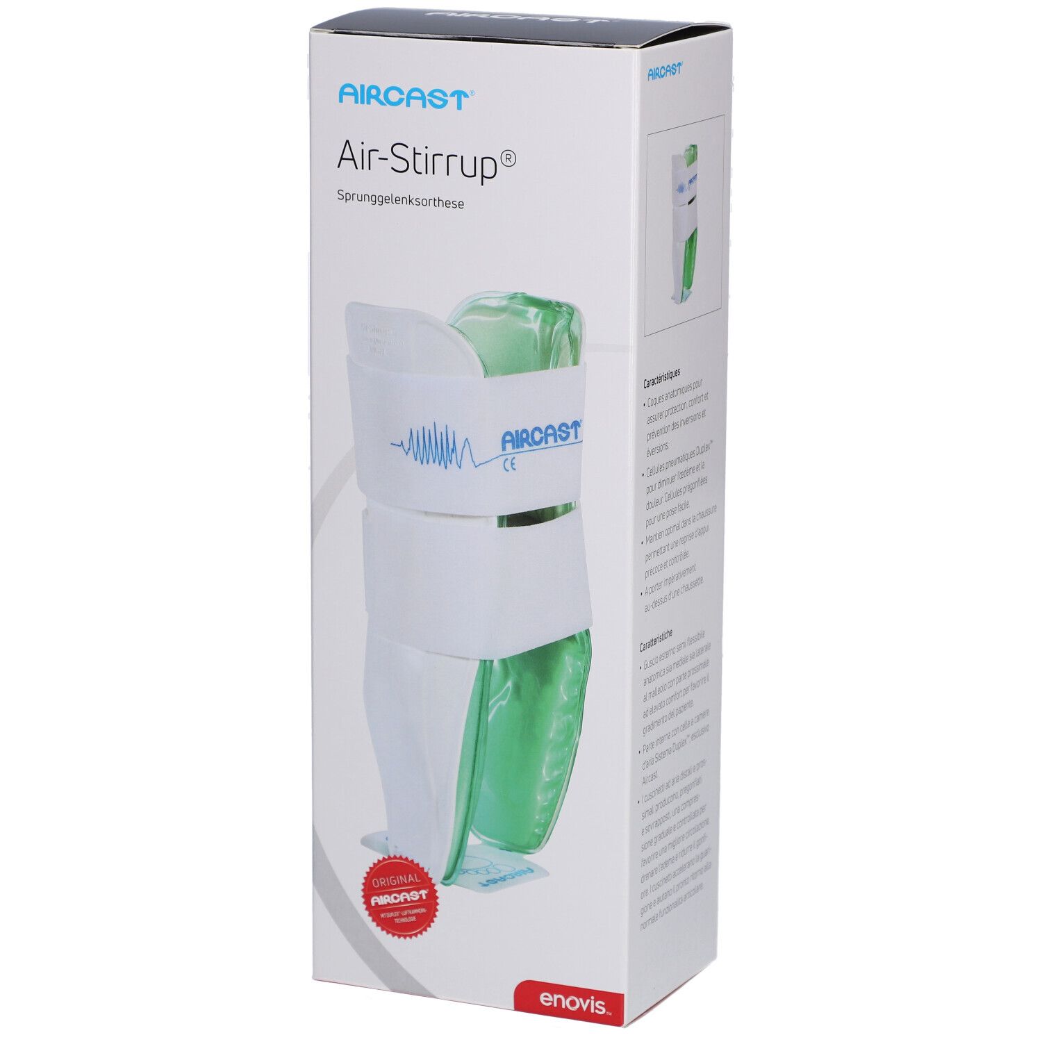 AIRCAST Air-Stirrup Knöchelorthese M Links (Größe 37-42)