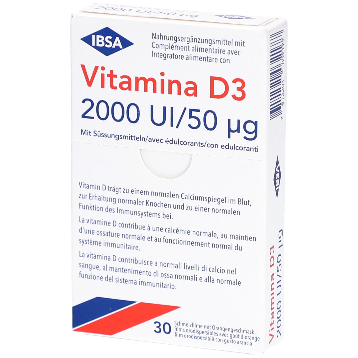 IBSA Vitamina D3 2000 I.U. film à fondre