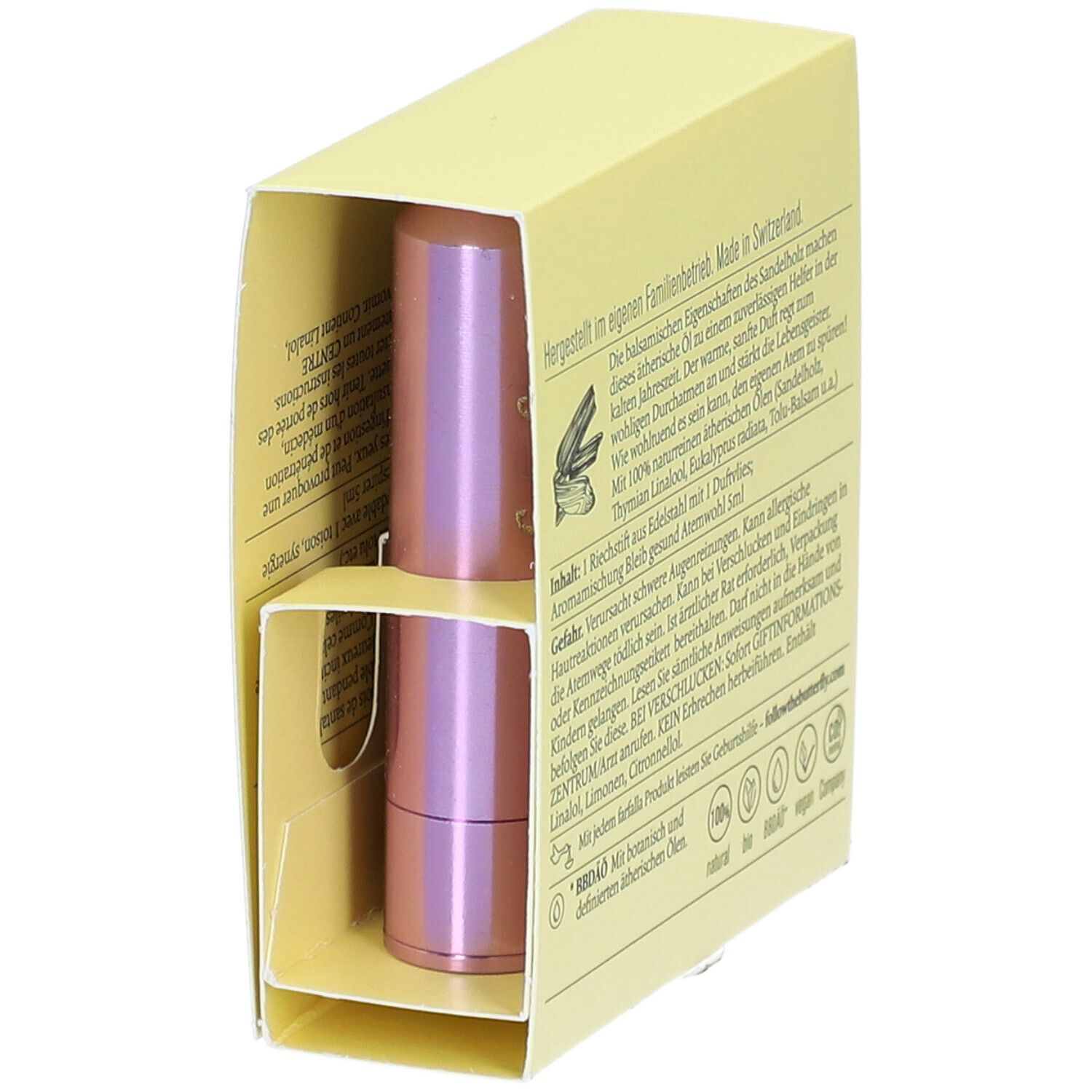 FARFALLA Riechstift Set Atemwohl