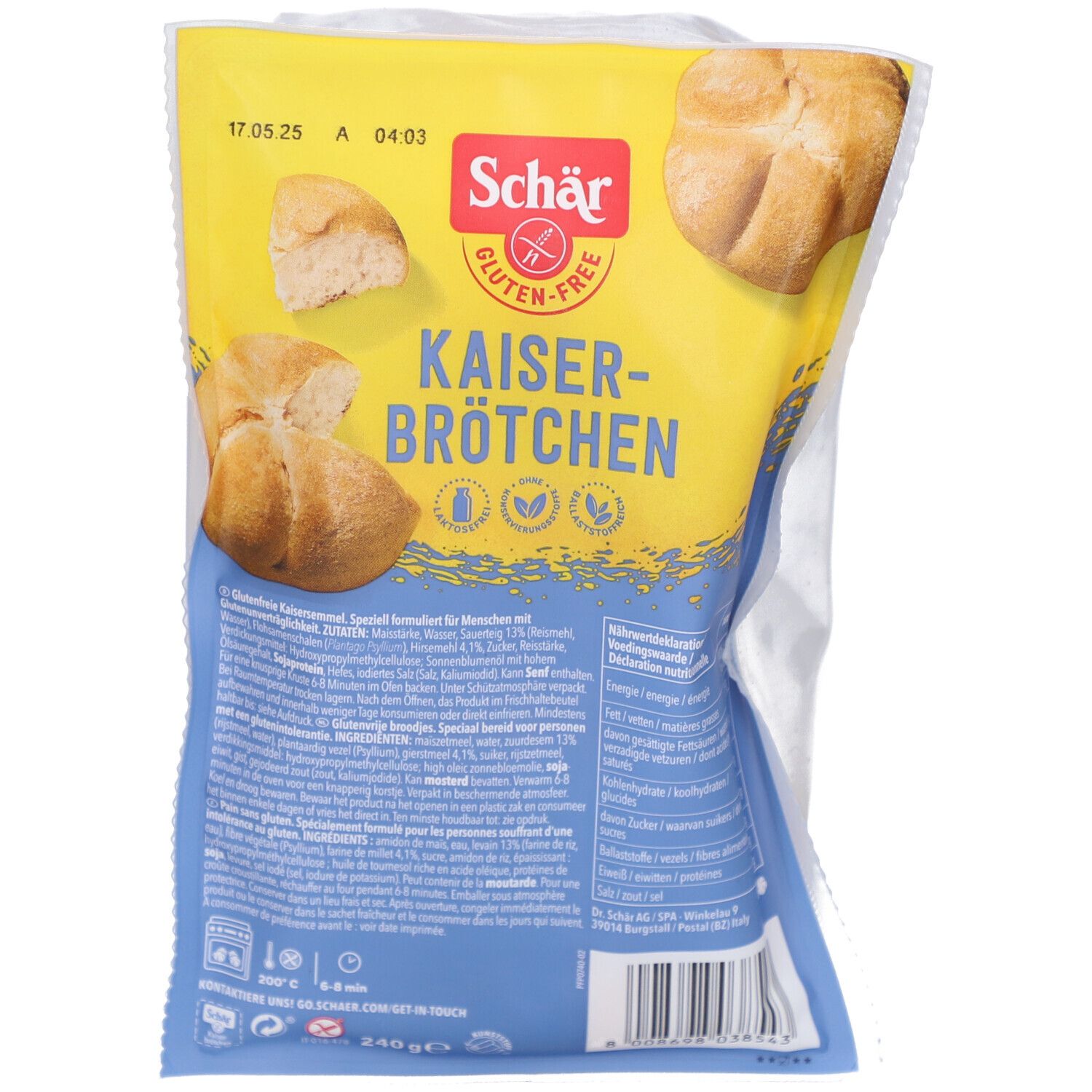 Schär Kaiserbrötchen glutenfrei