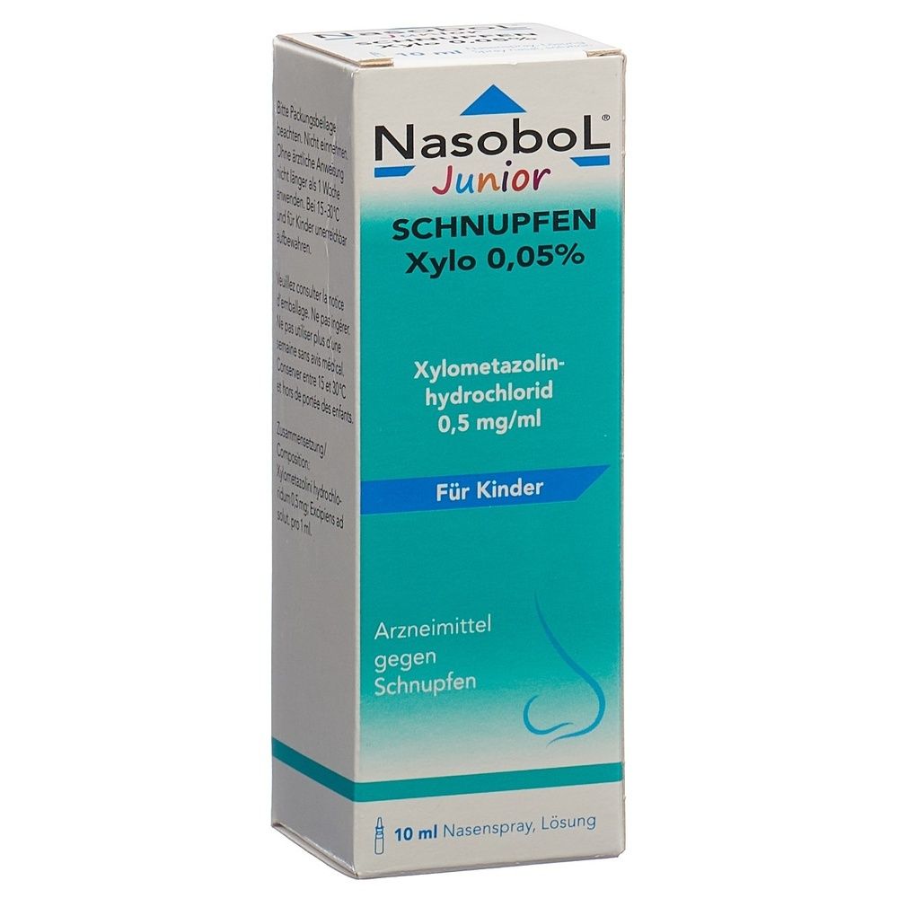 NASOBOL Junior Schnupfen Xylo 0.05 % Fl 10 ml