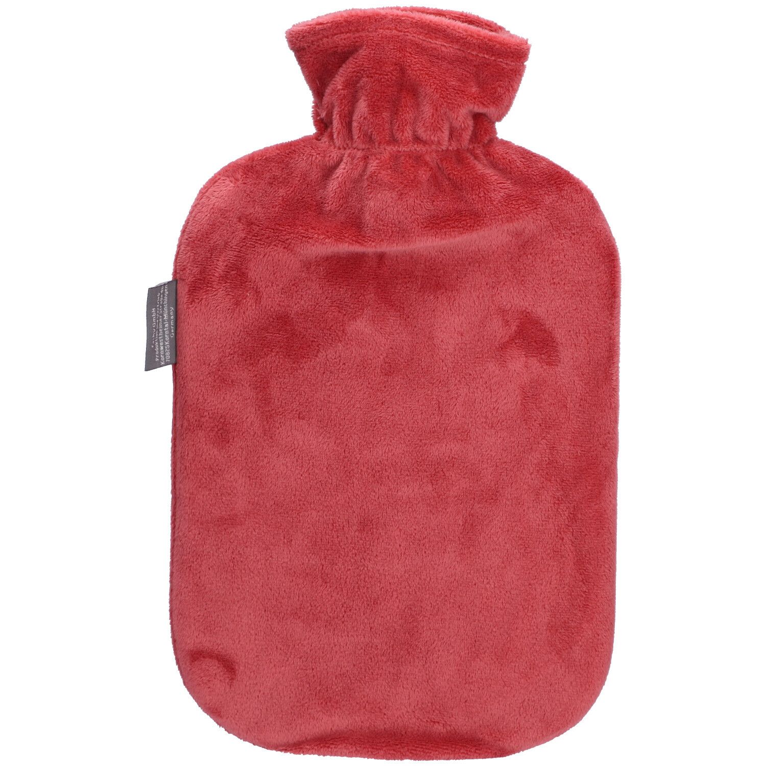 FASHY Wärmflasche 2l Flauschbezug rostrot