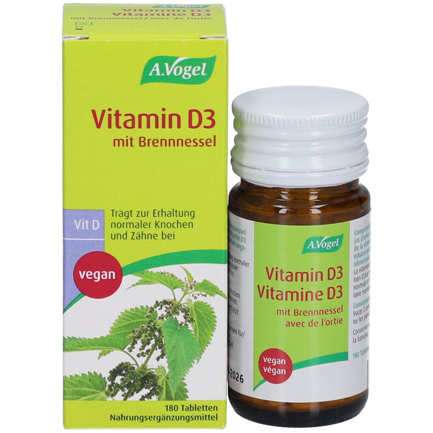 A.Vogel Vitamine D3 avec ortie