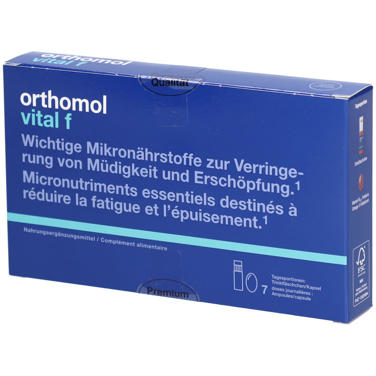 ORTHOMOL Vital f Trinkamp 7 Stk