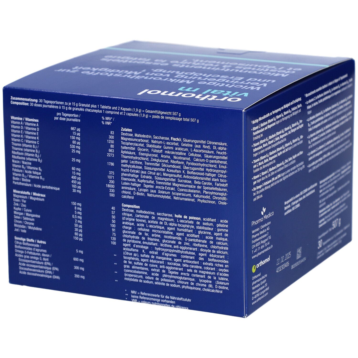 ORTHOMOL Vital m Gran Btl