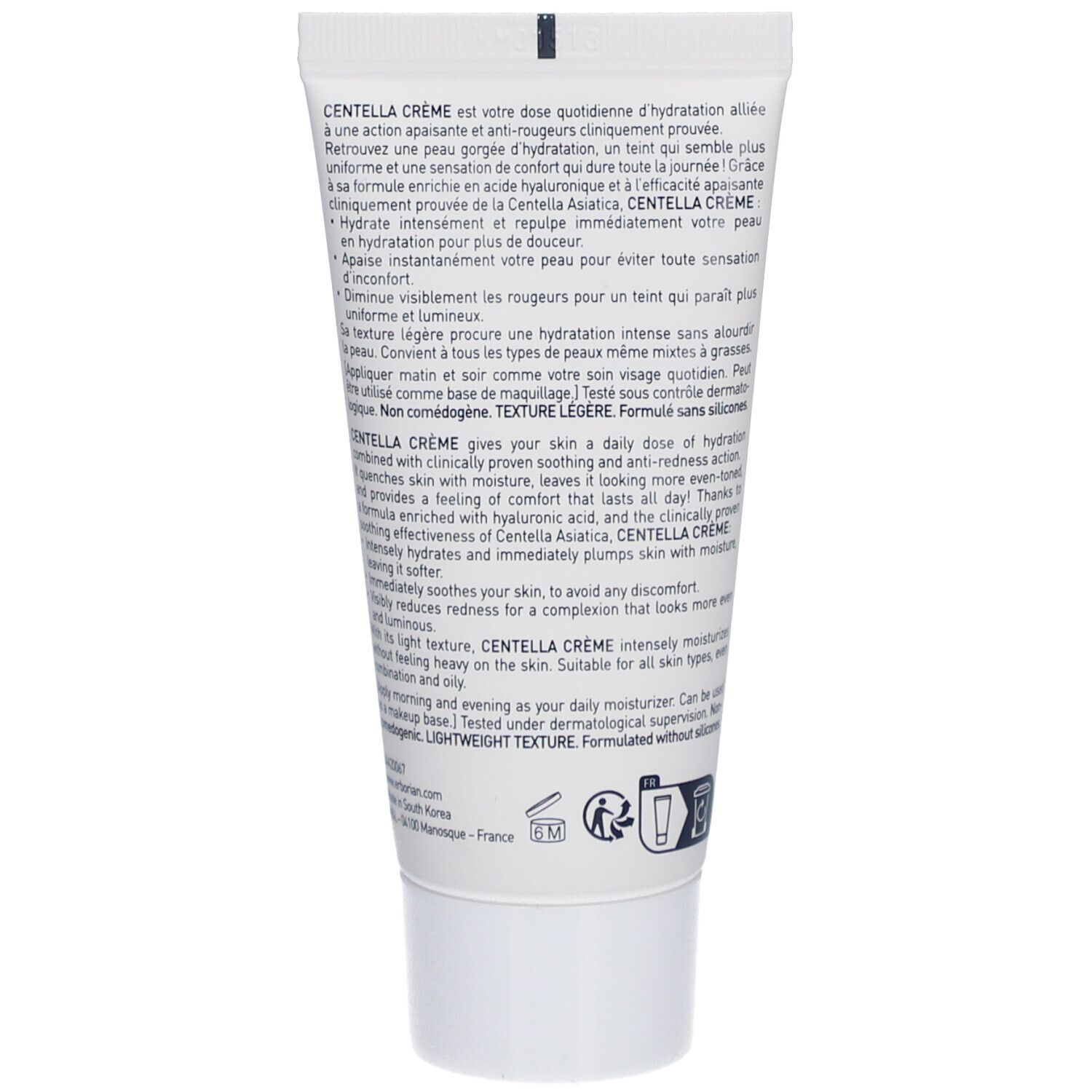 erborian Centella Crème - Crème de jour anti-rougeurs