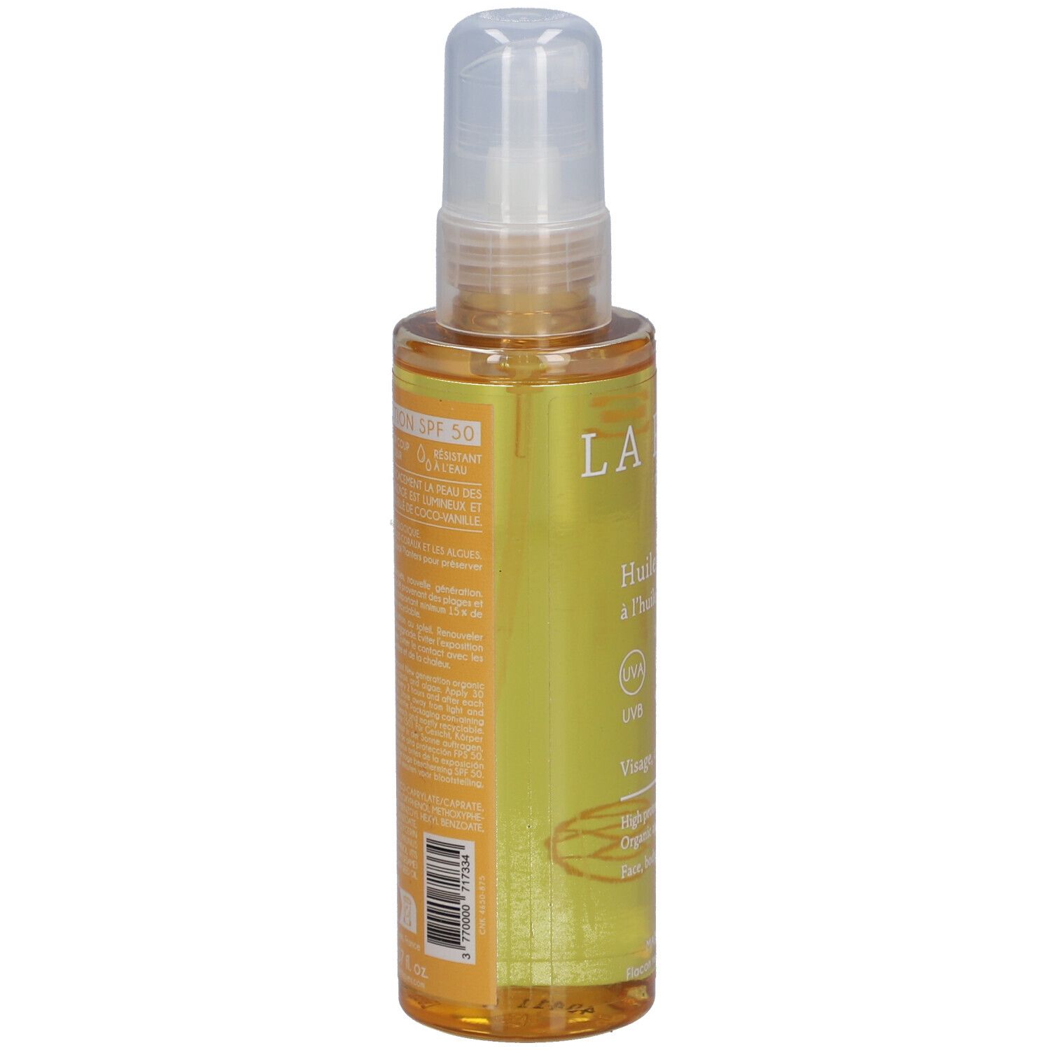 LA ROSÉE Huile solaire SPF 50