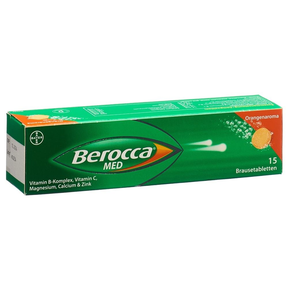 BEROCCA MED Brausetabl Orangenaroma 15 Stk