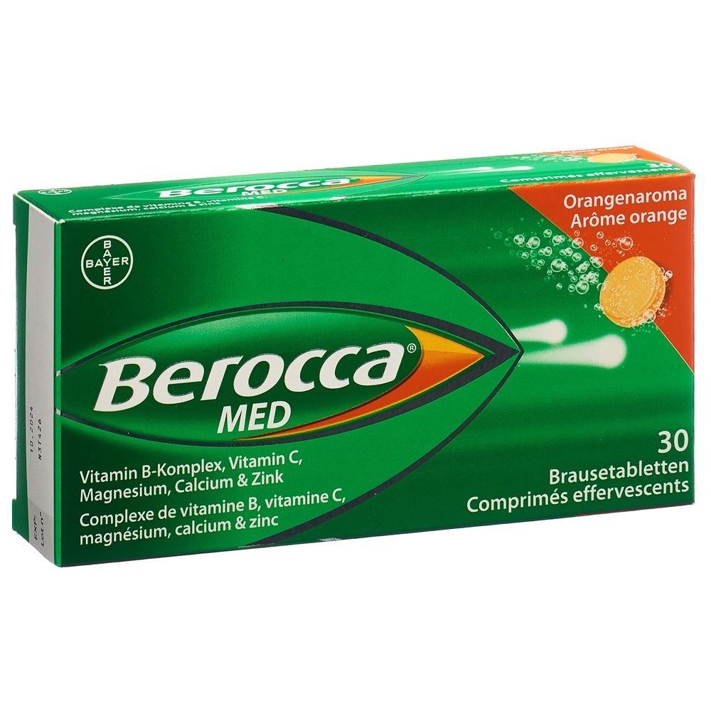 BEROCCA MED Brausetabl Orangenaroma 30 Stk