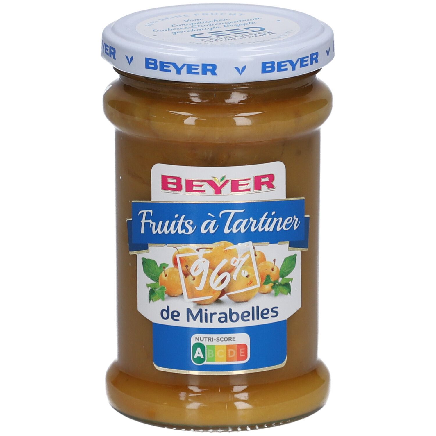 BEYER Fruits à tartiner 96% de Mirabelles