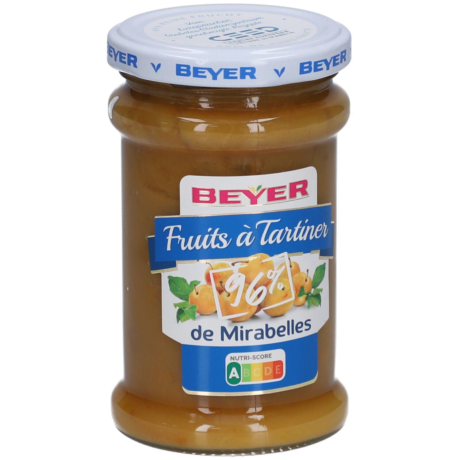 BEYER Fruits à tartiner 96% de Mirabelles