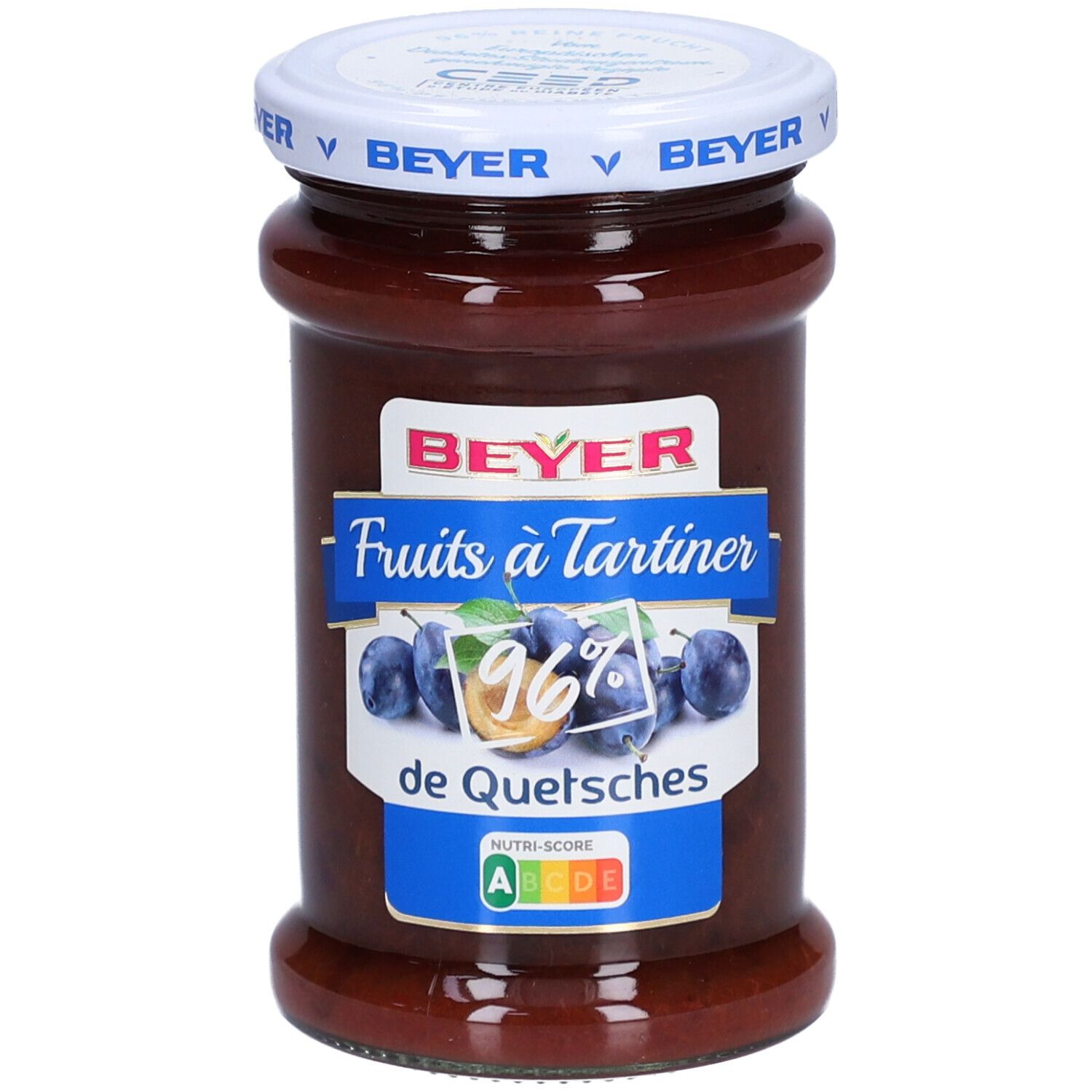 BEYER Fruchtaufstrich Zwetschgen Glas
