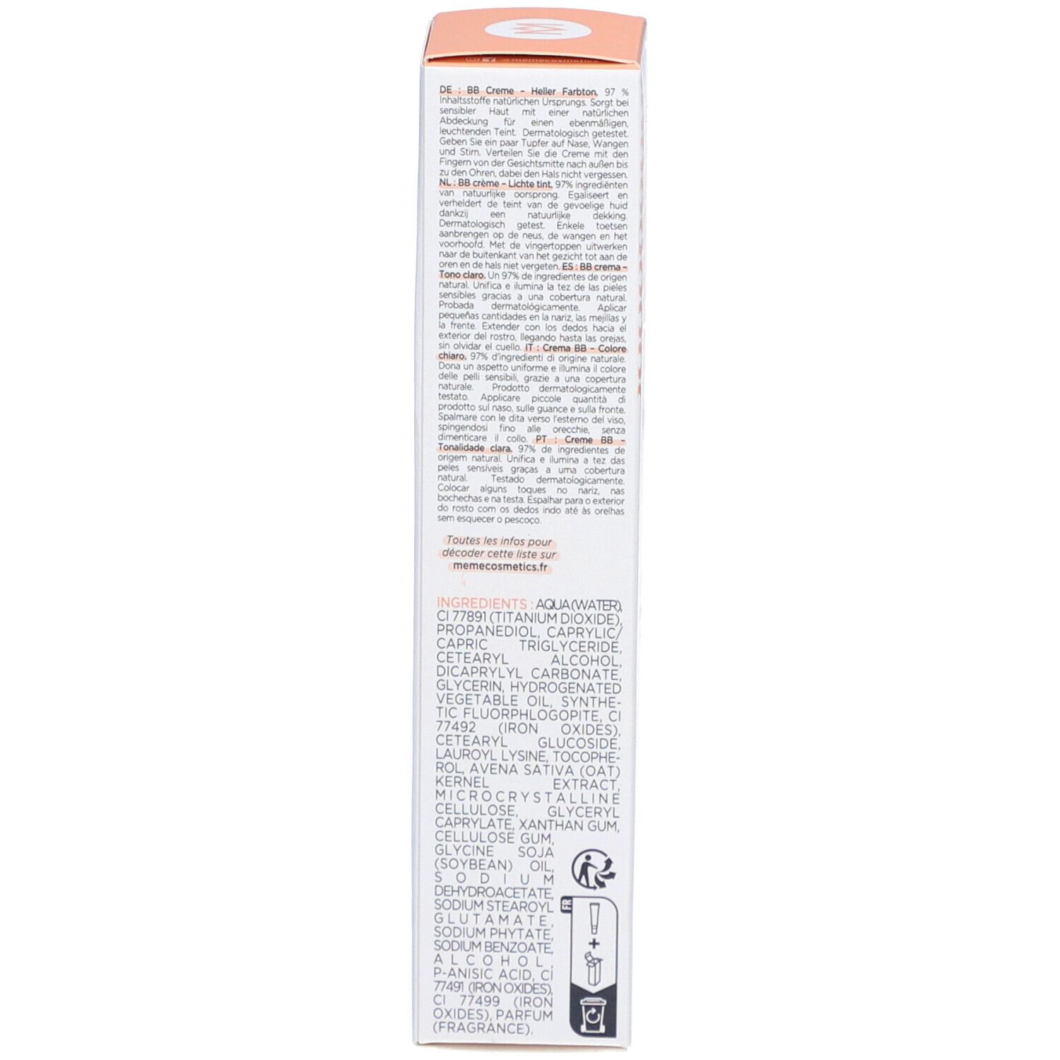 MEME BB Creme heller Farbton (n) Tb 30 ml