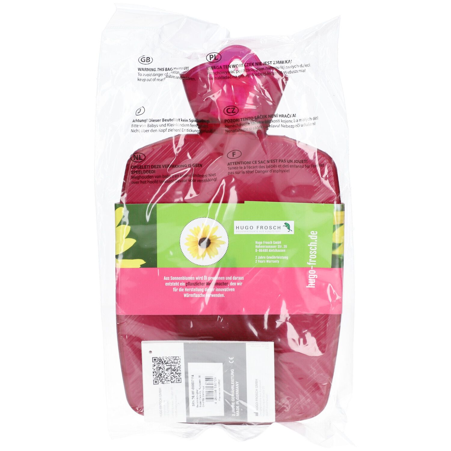 FROSCH Wärmflasche PVC 1,8L
