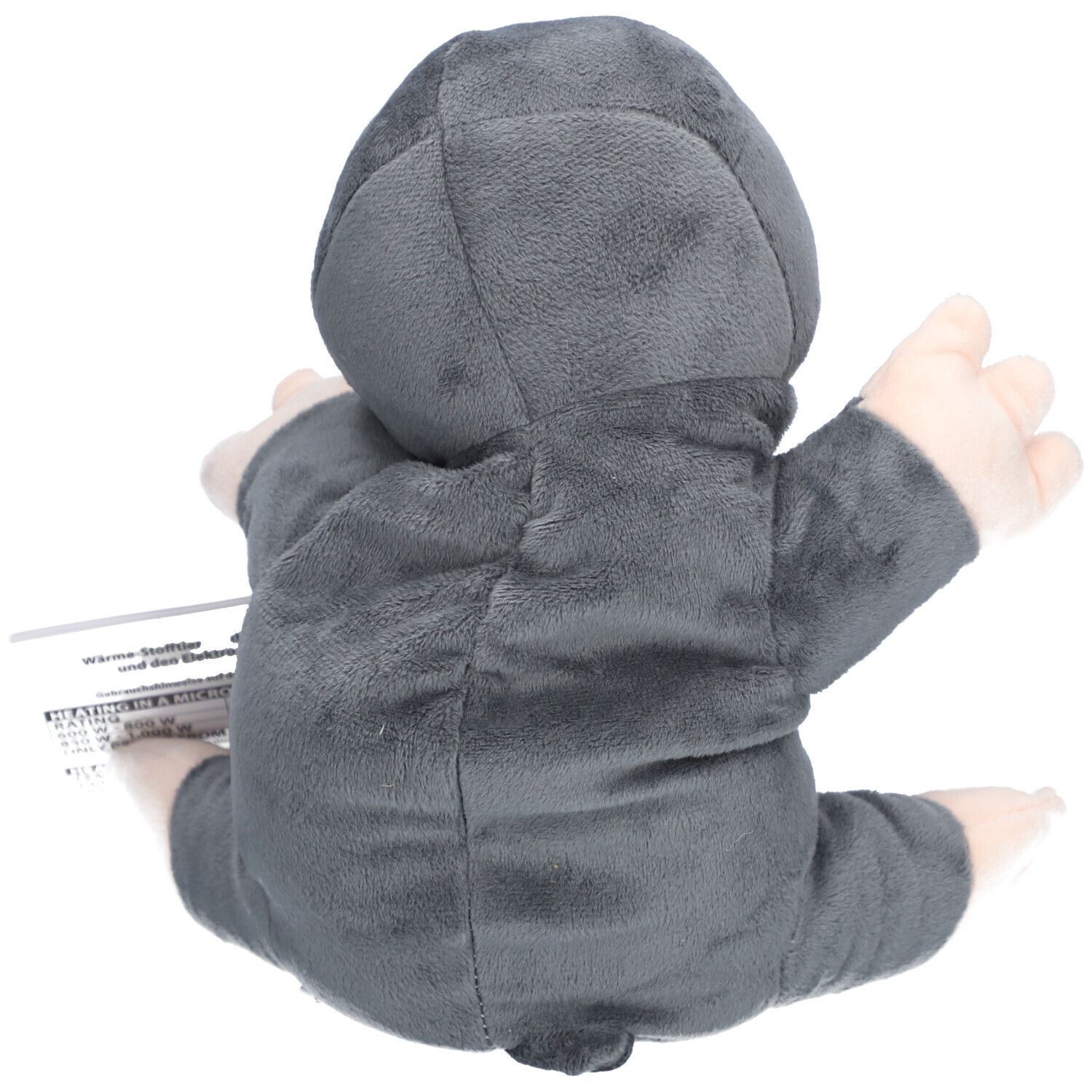 WARMIES® Peluche Chauffante Taupe endormie