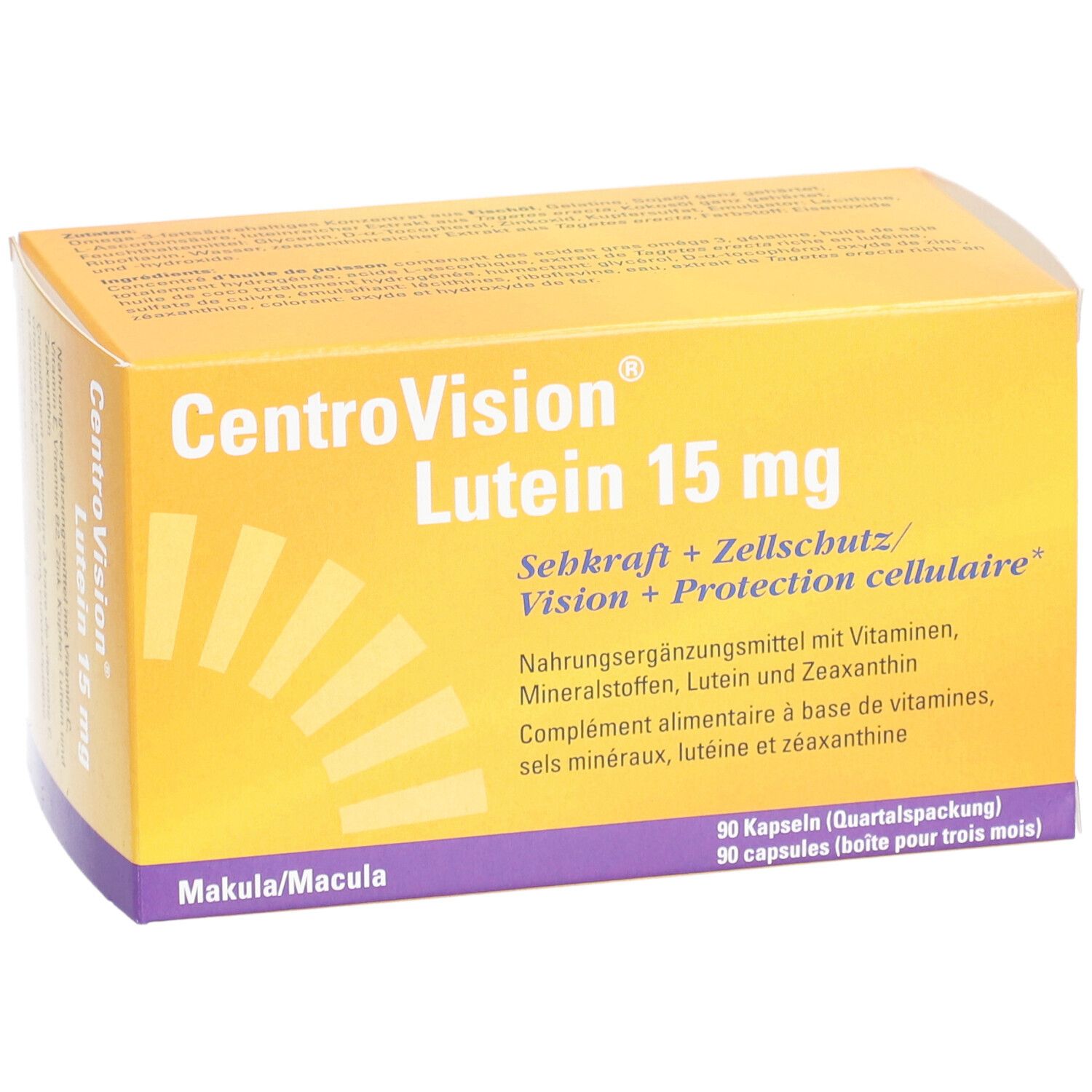 CENTROVISION Lutéine 15 mg