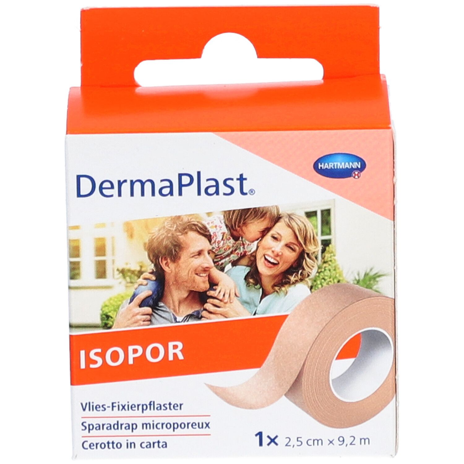 DERMAPLAST ISOPOR 2.5 cm x 9.2 m Vlies