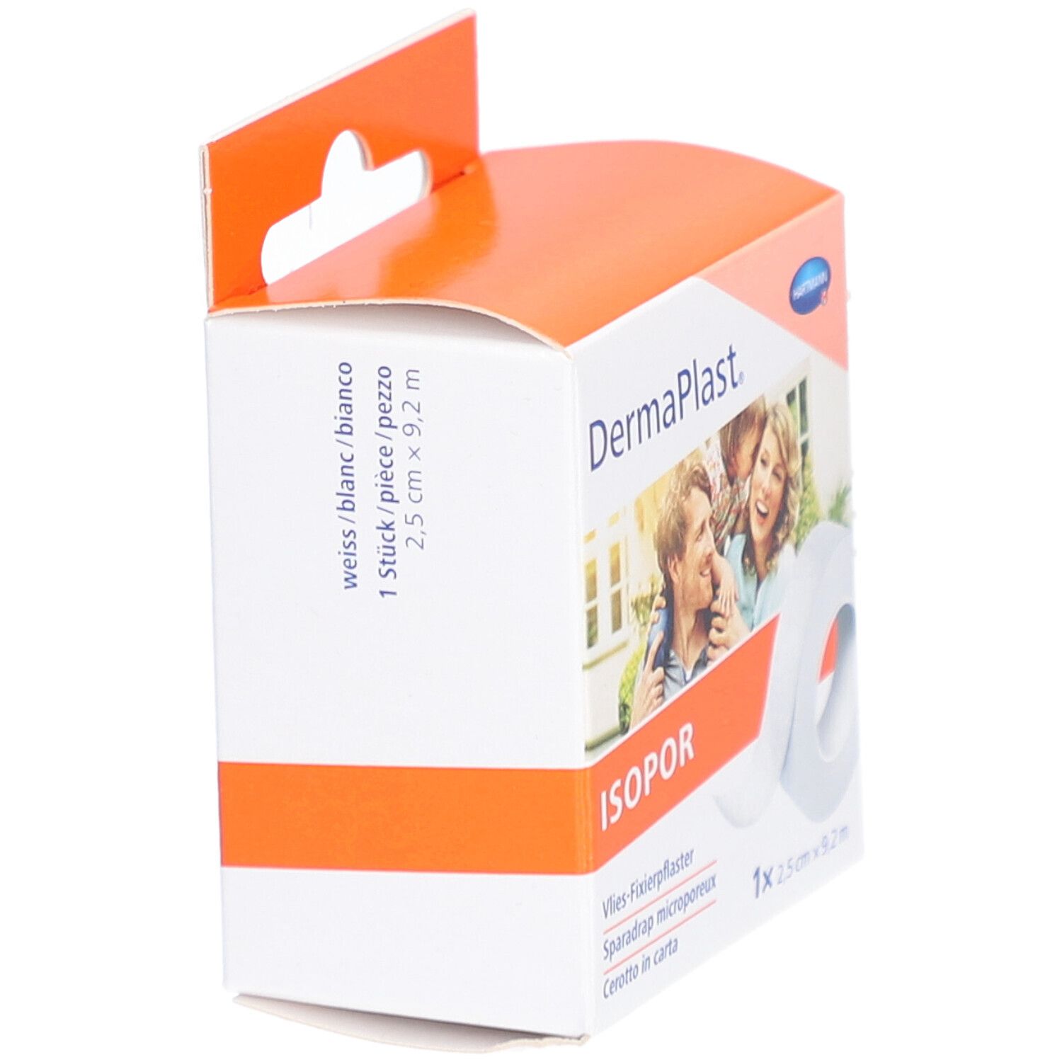 HARTMANN DermaPlast® Isopor Mikroporöse Sparadrap 2,5 cm x 9,2 m