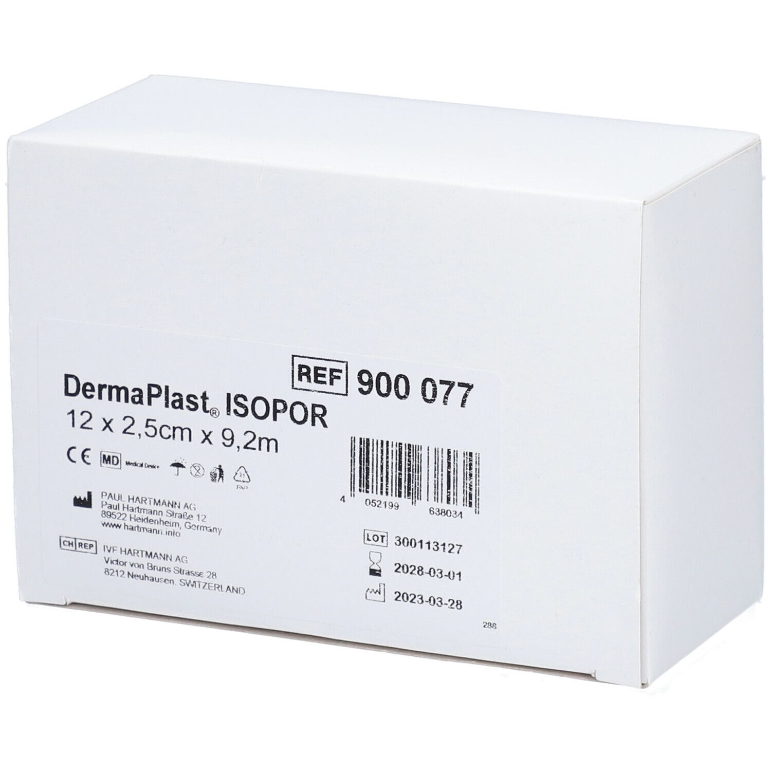 HARTMANN Dermaplast® Isopor 2,5 cm x 9,2 m Beige