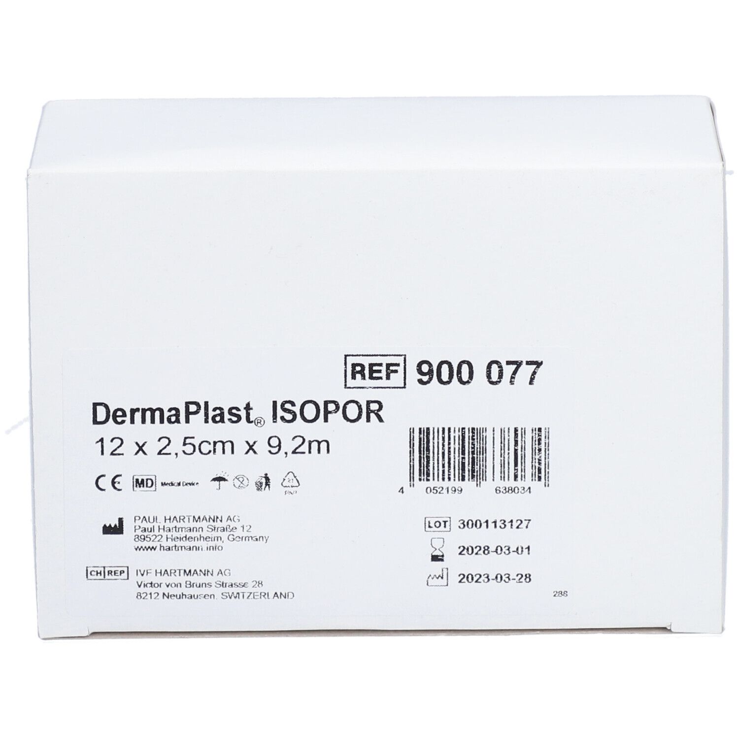HARTMANN Dermaplast® Isopor 2,5 cm x 9,2 m Beige