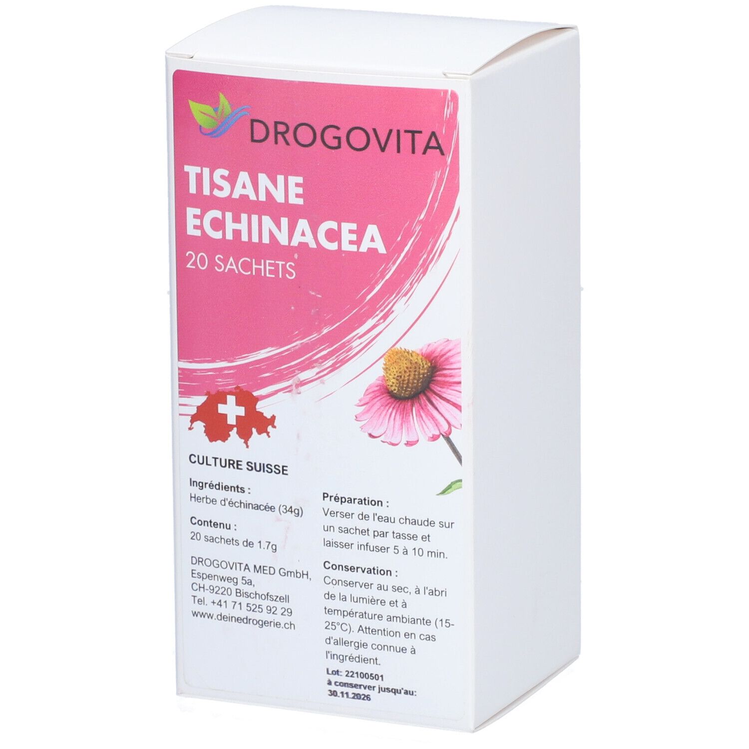 Drogovita Tisane d'échinacée