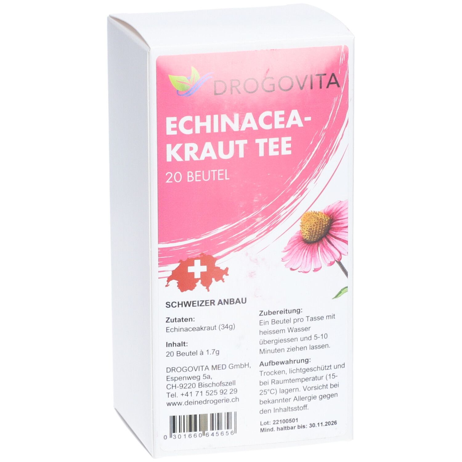 Drogovita Tisane d'échinacée