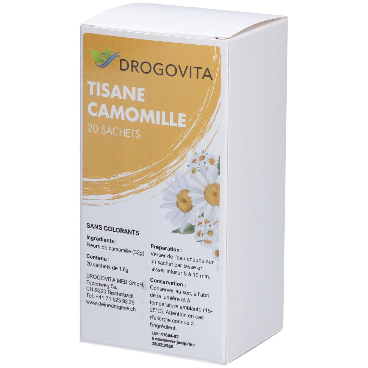 Drogovita Tisane Camomille