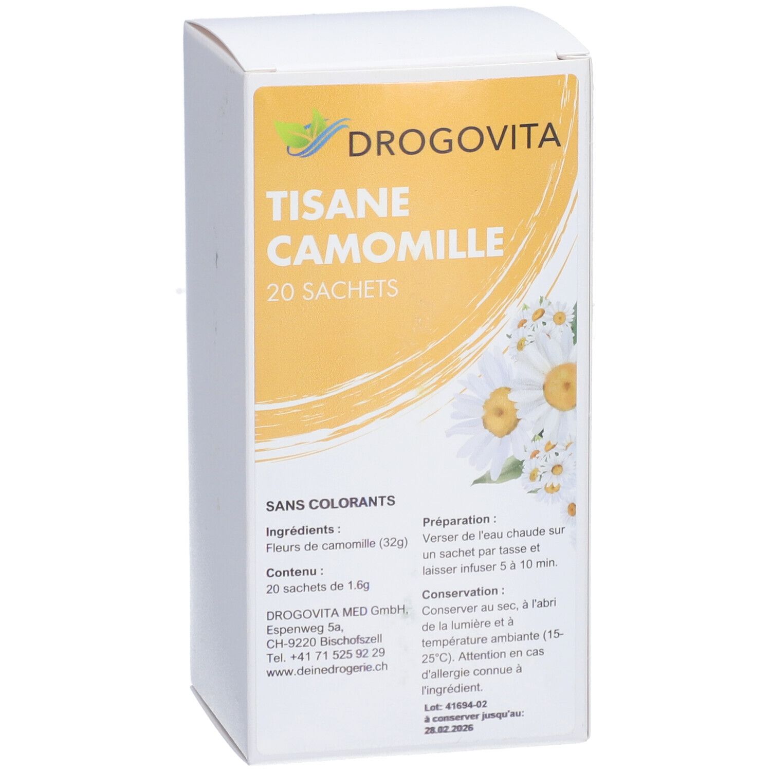 Drogovita Tisane Camomille