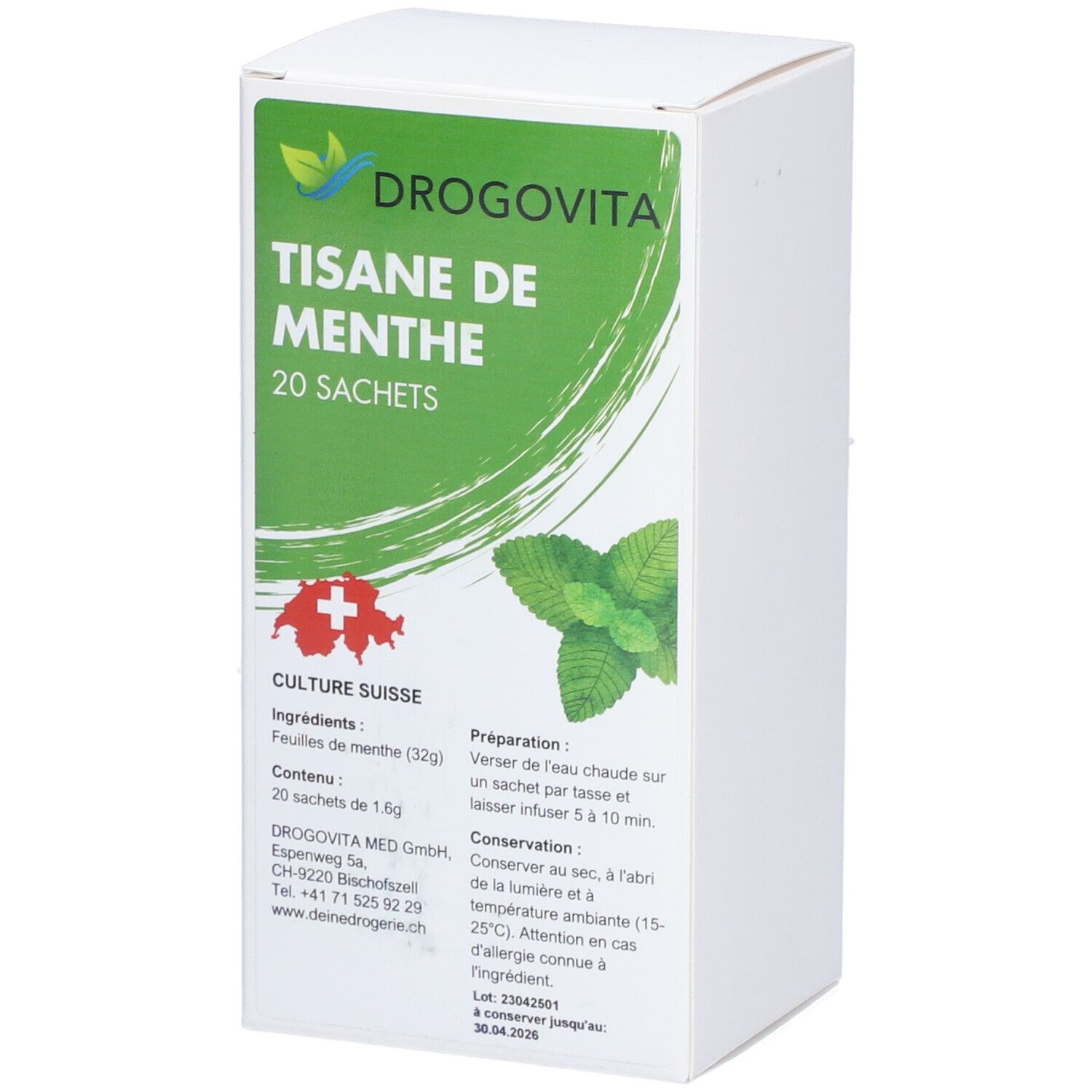 Drogovita Tisane Menthe