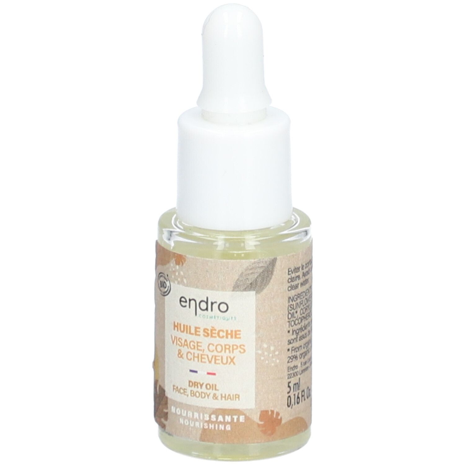 Endro Cosmétiques Trockenöl natürlich 3in1 Mini Pip Flasche