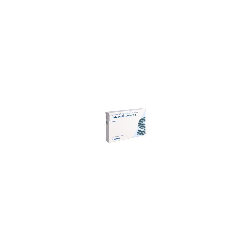 CO-AMOXICILLIN Sandoz Disp Tabl 1 g (neu) 12 Stk