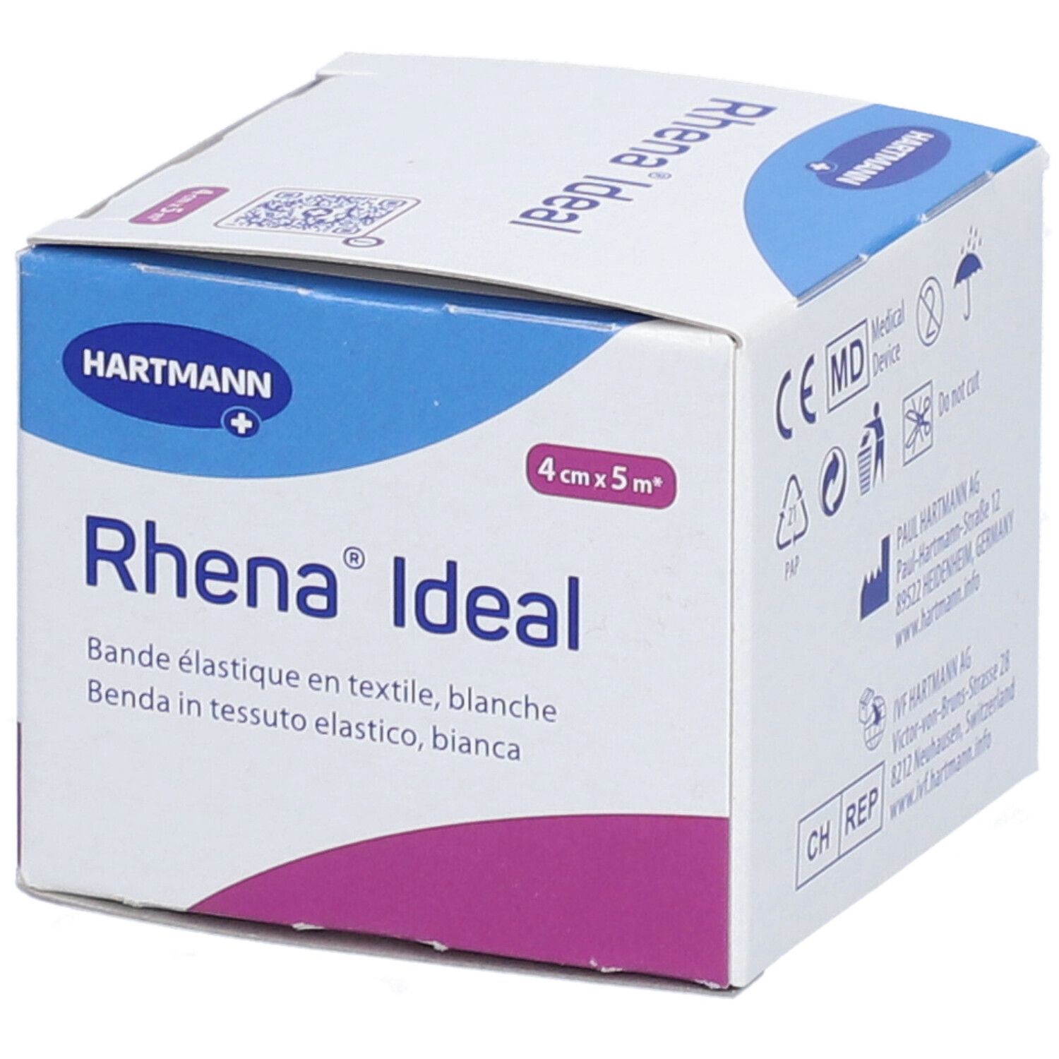 HARTMANN Rhena® Ideal Fixierstreifen 4 cm x 5 m weiß