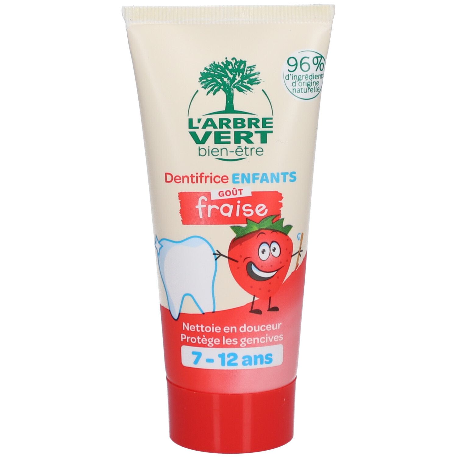 L'Arbre Vert® Öko Kinder-Zahnpasta Erdbeere